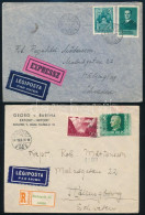 1941 2 Db Légi Posta Levél Svédországba - Autres & Non Classés