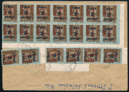 1946 (16. Díjszabás) Levél 20 Db Csomag 5 Kg/2P/4f Bélyeggel Jugoszláviába / 20 X Mi 876 On Cover To Yugoslavia - Other & Unclassified