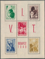 ** 1949 VIT (I.) - Budapest Blokk (8.000) - Other & Unclassified