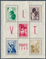 ** 1949 VIT (I.) - Budapest Blokk (8.000) - Otros & Sin Clasificación