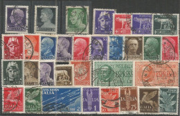 Italy Kingdom Regno 1929/41 Imperial Set Ordinary + Express + Air Mail - Cpl 32v Set In VFU Condition - Express Mail