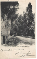 CPA13- ROQUEFAVOUR- La Route D'Aix - Roquefavour