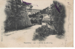 CPA13- ROQUEFAVOUR- L'Arrivée Du Côté D'Aix - Roquefavour