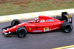 Voitures De Course F1 - Ferrari 642 (1991) - Pilote: Jean Alesi (F) - 15x10cms PHOTO - Grand Prix / F1