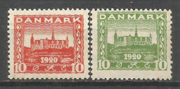 DINAMARCA YVERT NUM. 122/123 NUEVOS SIN GOMA - Unused Stamps