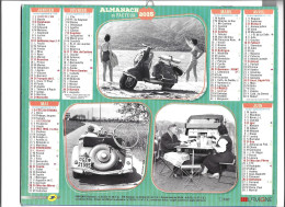 Calendrier 2016 Photos Véhicules Vacances, Scooter, 2CV Pique-nique, Coccinelle VW, Tandem, Voiture Décapotable - Big : 2001-...