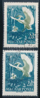 O 1959 Madarak (II.) 20f A Szürke Szín Lecsúszásával + Támpéldány - Other & Unclassified