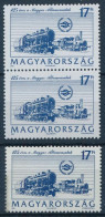 ** 1993 2 Db 125 éves A Magyar Állami Vasutak 17Ft Egy Lyuksorral Rövidebb Bélyeg, Az Egyik összefüggésben (7.150) - Sonstige & Ohne Zuordnung