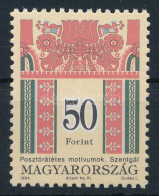 ** 1994 Magyar Népművészet I. 50Ft Sihl Papíron, 11 1/2 : 12 Fogazás (7.500) - Autres & Non Classés