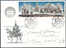 1994 Feszty-körkép Hármascsík FDC-n A Tervező, Kass János Aláírásával - Autres & Non Classés