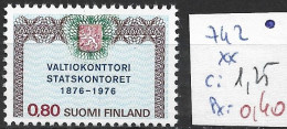 FINLANDE 742 ** Côte 1.25 € - Nuevos