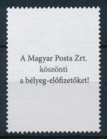 ** 2019 Bélyegnap (92.) - 1848-1849 Szabadságharc Vértanúi 120Ft Hátoldalán "A Magyar Posta Zrt. Köszönti A Bélyeg-előfi - Sonstige & Ohne Zuordnung