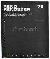 Rend Rendszer '79, Székesfehérvár (8 Lapos Mappa). Szitanyomat, Papír. Első Kiadás. Megjelent 200 Példányban. Művészek:  - Other & Unclassified