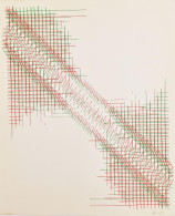 Albert Zsuzsa (1954-): Geometrikus Kompozíció (cím Nélkül.) Szitanyomat, Papír. Jelzett. Az 1980-ban 200 Példányban Megj - Andere & Zonder Classificatie