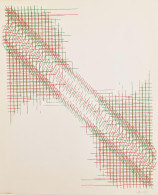 Albert Zsuzsa (1954-): Geometrikus Kompozíció (cím Nélkül.) Szitanyomat, Papír. Jelzett. Az 1980-ban 200 Példányban Megj - Other & Unclassified