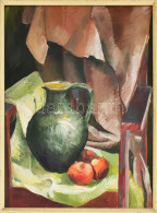 Bányai Béla (1955) :Csendélet. Gouche, Papír, Jelzett, üvegezett Keretben 69x49 Cm - Altri & Non Classificati