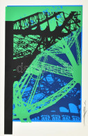 Hervé, Rodolf (1957-2000): Eiffel-torony. Szitanyomat, Papír, Jelzett. 36x21,5 Cm. / Hervé, Rodolf (1957-2000): Eiffel-t - Other & Unclassified