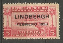 CUBA CORREO AEREO YVERT NUM. 2 NUEVO SIN GOMA - Luchtpost