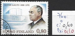 FINLANDE 760 Oblitéré Côte 0.40 € - Used Stamps