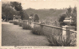 BELGIQUE - Hastière-par-de-là - Castel N.D. De Lourdes - Terrasse Extérieure - Carte Postale Ancienne - Hastiere