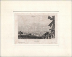 Galics (Oroszország). Acélmetszet, Papír, Jelzés Nélkül, Paszpartuban, Kissé Foltos, 10x15,5 Cm - Gravures