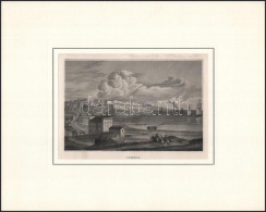 Odessza. Acélmetszet, Papír, Jelzés Nélkül, Paszpartuban, Lap Széle Kissé Foltos, 10,5x16 Cm - Engravings