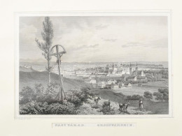 Cca 1860 Ludwig Rohbock (1820-1883) - Georg Michael Kurz (1815-1883): Nagyvárad / Grosswardein (Oradea) Erdélyi Város Lá - Gravures