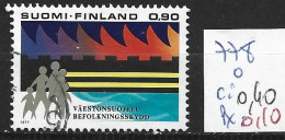 FINLANDE 778 Oblitéré Côte 0.40 € - Used Stamps