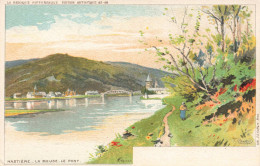 BELGIQUE - Hastière - La Meuse - Le Pont - Carte Postale Ancienne - Hastière