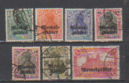Memel 1920   N° Entre 1 Et 13 Oblitéré  7 Valeurs - Used Stamps