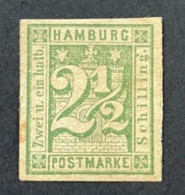 1864 - HAMBURG HAMBOURG - NSG NEUF SANS GOMME - Mi 9 - Hamburg (Amburgo)