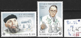 FINLANDE 831-32 ** Côte 4.75 € - Unused Stamps