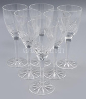 Ajka ólomkristály Vörösboros Pohár Készlet, Jelzés Nélkül, Hibátlan, M: 21 Cm - Glas & Kristal