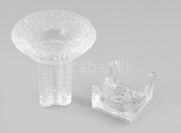 Skandináv Design Kristály Tálka 8x8 Cm és Gyertyatartó M: 13 Cm - Glass & Crystal