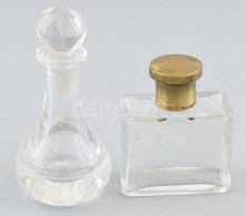 2db Parfümös üveg, M: 7-11cm - Verre & Cristal