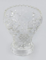 Szőlős Váza. Plasztikus Díszítéssel, Formába Préselt, Hibátlan 16 Cm - Verre & Cristal