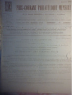 Temps Guerre Prix Courant Philatélique Illustré N°? - Types Commémorations Aviation Armoiries Divers Colonies - Francia