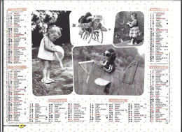 Calendrier 2018 Photos Enfants Qui Jouent Dehors (fillette Arrosoir, Panier De Pommes, Garçon Avion, Luge ... - Grossformat : 2001-...