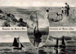 BELGIQUE - Heist Sur Mer - Bonjour De Heist Sur Mer - Carte Postale Ancienne - Heist