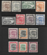 BRUNEI 1947 - 1951 SET SG 79/82 FINE USED Cat £85 - Brunei (...-1984)