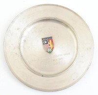 1977. 9. Malajziai Tengeri Játékok, Kuala Lumpur, ón Tányér, Karcokkal, Kopásokkal, D: 15 Cm - Altri & Non Classificati