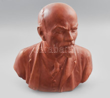 Pátzay Pál (1896-1979): Lenin Büszt. Jelzett, Kopással, M: 37,5 Cm - Sonstige & Ohne Zuordnung