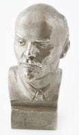 Lenin Büszt. Fém öntvény, Jelzett, M: 12,5 Cm - Altri & Non Classificati