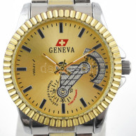 Geneve Kvarc Férfi Karóra, Működik, Elemmel Szép Számlappal, Fém Szíjjal . D: 38 Mm - Otros & Sin Clasificación