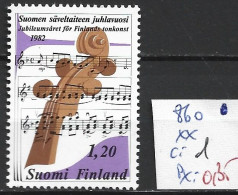 FINLANDE 860 ** Côte 1 € - Unused Stamps