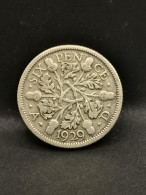 6 PENCE ARGENT 1929 GEORGE V ROYAUME UNI / UNITED KINGDOM SILVER - H. 6 Pence