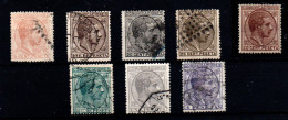 España Nº 191/8. Año 1878 - Used Stamps