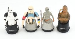 4 Db Star Wars Gyűjtői Figura: Chewbacca, Rey, Shore Trooper, Executioner Trooper, M: 9,5 Cm - Sonstige & Ohne Zuordnung