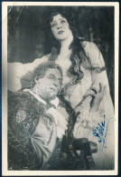 1928 Sándor Erzsi (1883-1962) Opera-énekesnő, Az Első Magyar Császári és Királyi Kamaraénekesnő Saját Kézzel írt üdvözlő - Otros & Sin Clasificación