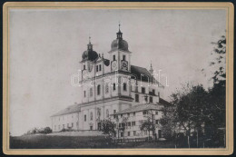 1899 Maria Plain, Ausztria, Szt. Benedek Rendi Kolostor és Templom, Zarándokhely, Keményhátú Fotó, Jelzés Nélkül, Hátold - Sonstige & Ohne Zuordnung